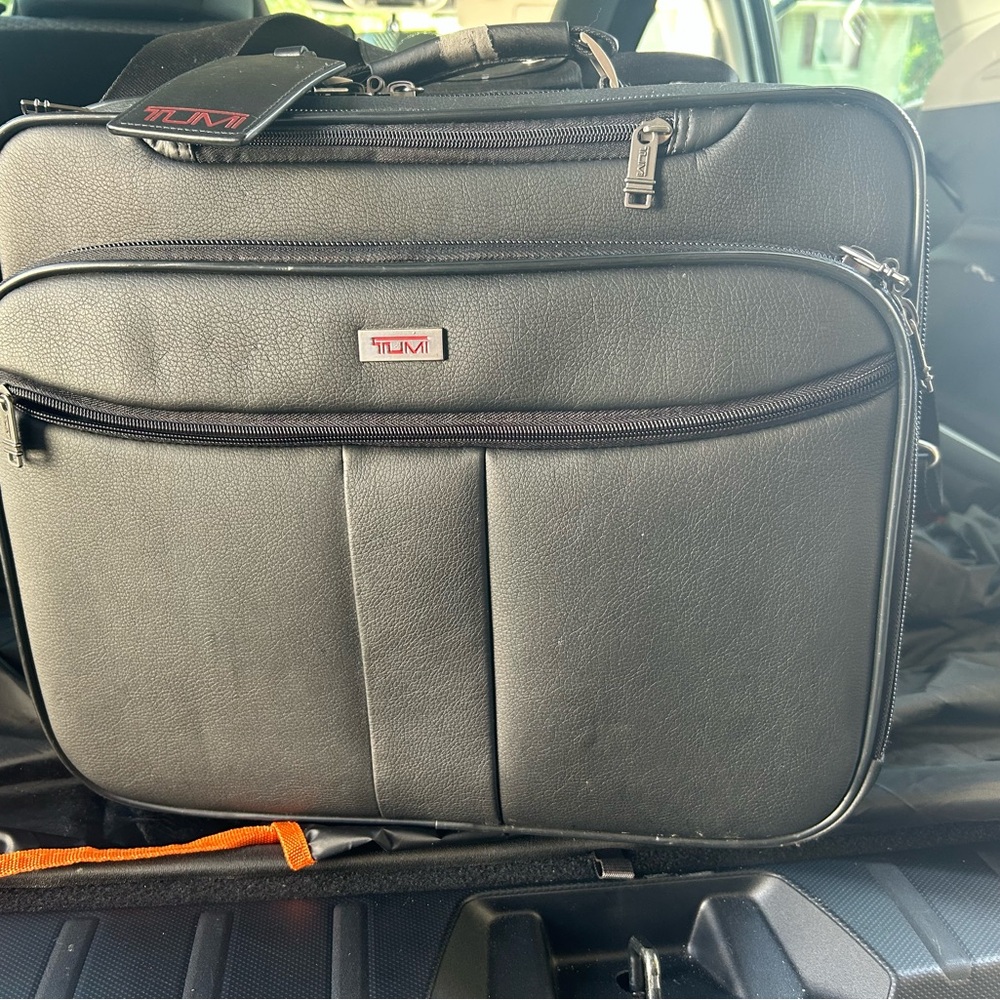 Tumi Black Laptop Bag for Men